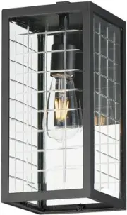 Maxim 30692CL Magnus 13" Tall Outdoor Wall Sconce - Black