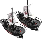 BESTonZON Water Adventure Electric Bath Toys Pirate Ship Models Boys and Girls' Bathing Fun