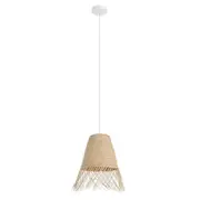 Aycliffe Pendant Light White/Natural