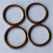 45X37X4mm Motorcycle Exhaust Pipe Gasket For CB900C Custom 80-82 CB900F Super Sport 81-82 CBR1000F 87-96 CBR1000RR 04-15(4pcs)