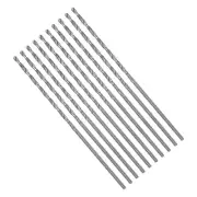 10Pcs Long Twist Drill Bit 1.5mm High-Speed Steel 35mm / 1.38 Jobber Bits Set