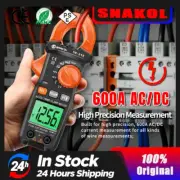 Clamp Meter 600A AC DC Current 6000 Counts True RMS Ammeter Voltage Tester Amp