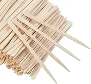 500 pcs Wooden Waxing Spatulas Sticks Pointed Small Wood Wax Sticks Applicator Disposable Tool for Hair Removal Eyebrow Upper Lip Face Shaving Beauties Factory