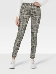 Black & White Checkered Trousers