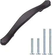 Amazon Basics Traditional Craftsman Cabinet Handle, 13.03cm Length (7.6cm Hole Center), Oil Rubbed Bronze, 10-Pack