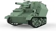 LF120576 1/120 TT Scale Railway Military Model Kit German G.Pz.Mk.VI(e) Self-Propelled Gun