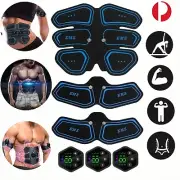 ABS Abdominal Muscle Stimulator Body Fitness EMS Trainer Belt Toner Training AU
