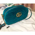 真品 GUCCI  義大利🇮🇹購回 絨布 絲絨 GG MARMONT 相機包 鏈條包 斜背包 側背包 鍊條包