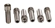 TITANIUM BMX Bicycle Stem HOLLOW Cap Bolt Set M8 X 1.25 X 24mm (10mm head) (Set