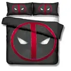 Linen Deadpool Doona Quilt Duvet Cover Set Single/Double/Queen/King Bed