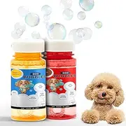 2x Dogs Toys for Dog Bubbles PEANUT BUTTER and BEEF Meat Blowing Bubbles for Dogs Gifts Safe SCENTED OIL Interactive Dog Toys for Boredom Puppy Toys Outdoor (120ml (Pack of 2), Beef & Peanut Butter)