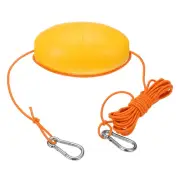 20FT Float Rope Tow Line, 1 Set Heavy Duty Buoy Ball Float Leash Orange