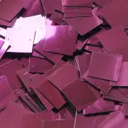 25mm Square Sequins Burgundy Wine Red Metallic Loose Paillettes