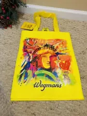 Wegmans Reusable Grocery Shopping Bag Tote w/ Liner- STATUE OF LIBERTY RARE NEW!