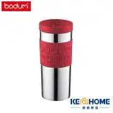 在飛比找遠傳friDay購物優惠-丹麥Bodum 雙層不鏽鋼真空平口隨行杯(紅色)350CC 