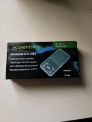 Digital 500g/0.1g Stainless Pocket Scale Silver OH (BRAND NEW IN BOX)
