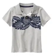 NWT GYMBOREE OUTDOOR EXPLORER Palm Leaf SHORT SLEEVE Polo TOP SHIRT 12-18 M