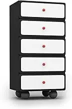 GUAWJRZDP Drawer Chest, Chest of Drawers, Storage Cabinet Wood, Large Storage Space, Sofa Side Cabinet, Drawers Organizer Storage, for Bedroom, Living Room, Closet(5 Drawers Length 50cm)