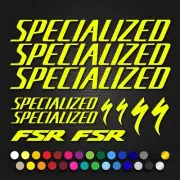 Specialized FSR FRAME Decal Stickers - MANY Colours - Vinyl Cycling MTB Bike