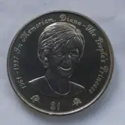 Princess Diana Commemorative 1997 Coin-Copper Nickel Peoples Princess-Free Post