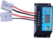 Solar Controller with pre-Installed Anderson Plugs. 10A/20A/30A (30A)