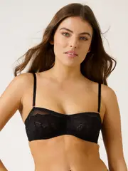 Lace Underwire Strapless Bra