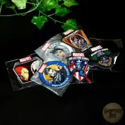Variety Lot of Six Marvel Collector Corps Patches New in Plastic Sleeves