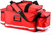 Large Capacity First Aid Responder Bag Empty EMT Trauma Bag,Emergency Supplies Not Included (Longer)