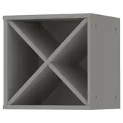 TORNVIKEN Wine shelf, grey