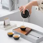 Ceramic Kung Fu Tea Set Tea Making Tool Teapot Set Travel Tea Set Outdoor