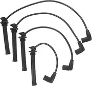 iplusmile 4pcs Ignition Spark Plug Wires Set for Manual Gear Car High Voltage Spark Plugs and Wires Replacement
