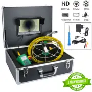9" Sewer Camera LCD Monitor HD Waterproof Pipe Endoscope Inspection Sewer Camera
