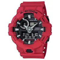 在飛比找蝦皮商城優惠-【CASIO】G-SHOCK 紅色大錶徑雙顯運動電子錶 GA