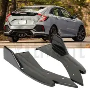 For Honda Civic Sport Hatchback Rear Bumper Lip Diffuser Splitter V4 Side Skirts (for: Honda Civic)