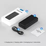 Case with Rapid Charging for Action4 Camera Manages 3 Batteries