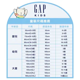 Gap 男幼童裝 純棉3D立體長袖T恤-綠色(793889)