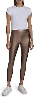 [Andrew Marc] Women's Shiny High Rise Leggings Bottoms
