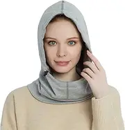 [EMF SHELTER] EMF Radiation Shield Hat, Conductive/Shielding EMF Anti Radiation Protection Silver Fabric for RF/LF Blocking/Shielding,Grey-OneSize