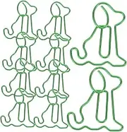 HOUDERCO 50pcs Dog Paperclips Decorative Bookmarks Fun Office School Clips Metal Clips for Organizing Papers Novelty Animal Bookmarks