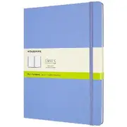 Moleskine Classic Hardcover Notebook XL 192Pg Hydrangea Blue