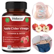 Apple Cider Cinegar Capsules - Supports Healthy Digestive & Metabolism,Burn Fat