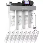 WP2 400GPD UV Under Sink RO Reverse Osmosis Water Filter System 0 TDS Filtration