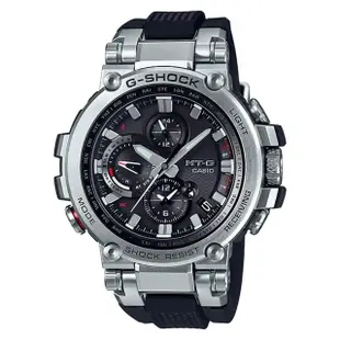 【CASIO 卡西歐】G-SHOCK藍芽電波MT-G指針錶(MTG-B1000-1A)