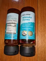 (Lot of 2) NEW Melora Manuka Honey 12oz 182+ MGO 8+ UMF New Zealand Super Plant