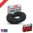 Lightweight Donut Cushion for Tailbone and Hemorrhoid Relief - Washable Cover