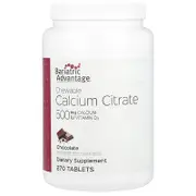 Bariatric Advantage, Chewable Calcium Citrate, Chocolate, 270 Tablets