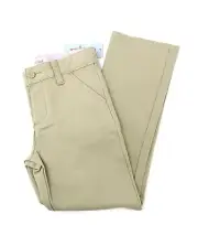 Cat & Jack Girls Size 10 School Uniform Chino Pants Bootcut Sourdough Beige