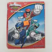 2014 American Greetings Power Rangers Dino Charge 32 Valentines Day Cards Rare