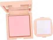 SHERCHPRY Face Oil Blotting Paper with Built Mirror and Powder Puff Portable Oil Absorbing Sheets for Quick Touch Ups and Travel and Compact Facial Wipes for Go Use