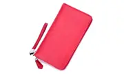 Ladies Genuine Leather Wallets with Card Slots - Red